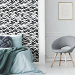 Paul Brent Watercolor Chevron Peel & Stick Wallpaper - EonShoppee