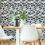 Paul Brent Watercolor Chevron Peel & Stick Wallpaper - EonShoppee