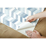 Paul Brent Watercolor Chevron Peel & Stick Wallpaper - EonShoppee