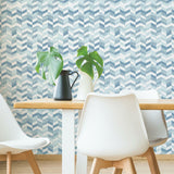 Paul Brent Watercolor Chevron Peel & Stick Wallpaper - EonShoppee