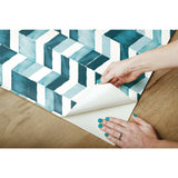 Paul Brent Watercolor Chevron Peel & Stick Wallpaper - EonShoppee