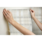Tweed Plaid Peel & Stick Wallpaper - EonShoppee