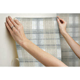 Tweed Plaid Peel & Stick Wallpaper - EonShoppee