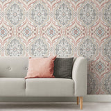 Bohemian Damask Peel & Stick Wallpaper - EonShoppee