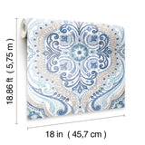 Bohemian Damask Peel & Stick Wallpaper - EonShoppee