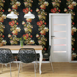 Vintage Floral Stripe Peel & Stick Wallpaper - EonShoppee