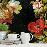 Vintage Floral Stripe Peel & Stick Wallpaper - EonShoppee