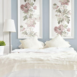 Vintage Floral Stripe Peel & Stick Wallpaper - EonShoppee
