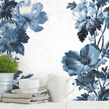 Vintage Floral Stripe Peel & Stick Wallpaper - EonShoppee