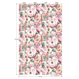 Watercolor Floral Peel & Stick Wallpaper Mural - EonShoppee