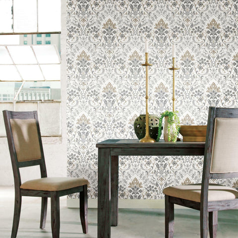 Persian Damask Peel & Stick Wallpaper - EonShoppee