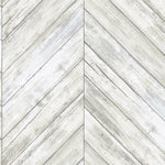 Herringbone Wood Boards Peel & Stick Wallpaper - EonShoppee