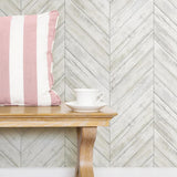 Herringbone Wood Boards Peel & Stick Wallpaper - EonShoppee