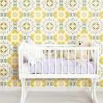 Cottage Garden Kaleidoscope Peel & Stick Wallpaper - EonShoppee