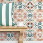 Cottage Garden Kaleidoscope Peel & Stick Wallpaper - EonShoppee
