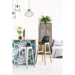 Retro Tropical Leaves Peel & Stick Wallpaper - EonShoppee