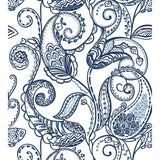 RoomMates Paisley Power Peel & Stick Wallpaper - EonShoppee