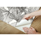 RoomMates Gingko Leaves Peel & Stick Wallpaper - EonShoppee