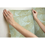 RoomMates Gingko Leaves Peel & Stick Wallpaper - EonShoppee