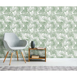 RoomMates Gingko Leaves Peel & Stick Wallpaper - EonShoppee