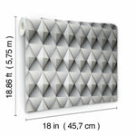 RoomMates Paragon Geometric Peel & Stick Wallpaper - EonShoppee