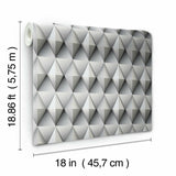 RoomMates Paragon Geometric Peel & Stick Wallpaper - EonShoppee