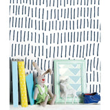 RoomMates Tick Marks Peel & Stick Wallpaper - EonShoppee