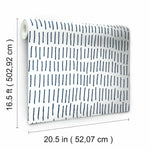 RoomMates Tick Marks Peel & Stick Wallpaper - EonShoppee