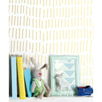 RoomMates Tick Marks Peel & Stick Wallpaper - EonShoppee
