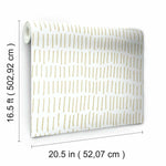 RoomMates Tick Marks Peel & Stick Wallpaper - EonShoppee