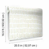 RoomMates Tick Marks Peel & Stick Wallpaper - EonShoppee