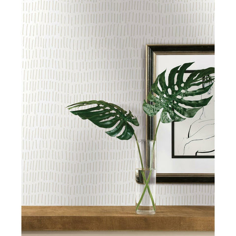 RoomMates Tick Marks Peel & Stick Wallpaper - EonShoppee