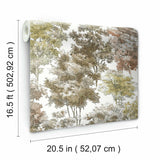 RoomMates Old World Trees Peel & Stick Wallpaper - EonShoppee