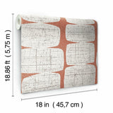 RoomMates Mid-Century Beads Peel & Stick Wallpaper - EonShoppee