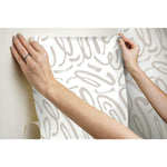 RoomMates Curly Strokes Peel & Stick Wallpaper - EonShoppee