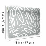 RoomMates Curly Strokes Peel & Stick Wallpaper - EonShoppee