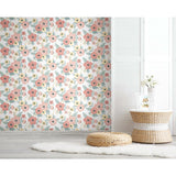 RoomMates Poppy Floral Peel & Stick Wallpaper - EonShoppee