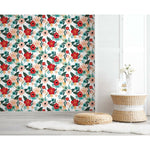 RoomMates Poppy Floral Peel & Stick Wallpaper - EonShoppee