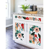 RoomMates Poppy Floral Peel & Stick Wallpaper - EonShoppee