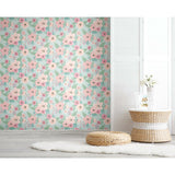 RoomMates Poppy Floral Peel & Stick Wallpaper - EonShoppee