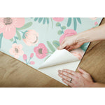 RoomMates Poppy Floral Peel & Stick Wallpaper - EonShoppee