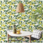 RoomMates Lemon Zest Peel & Stick Wallpaper - EonShoppee