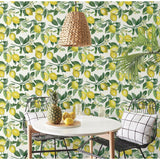 RoomMates Lemon Zest Peel & Stick Wallpaper - EonShoppee