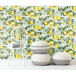 RoomMates Lemon Zest Peel & Stick Wallpaper - EonShoppee