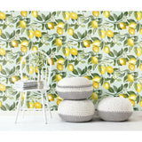 RoomMates Lemon Zest Peel & Stick Wallpaper - EonShoppee
