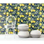 RoomMates Lemon Zest Peel & Stick Wallpaper - EonShoppee