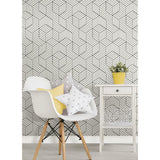 RoomMates Striped Hexagon Peel & Stick Wallpaper - EonShoppee