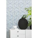 RoomMates Striped Hexagon Peel & Stick Wallpaper - EonShoppee