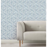 RoomMates Striped Hexagon Peel & Stick Wallpaper - EonShoppee