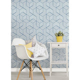 RoomMates Striped Hexagon Peel & Stick Wallpaper - EonShoppee
